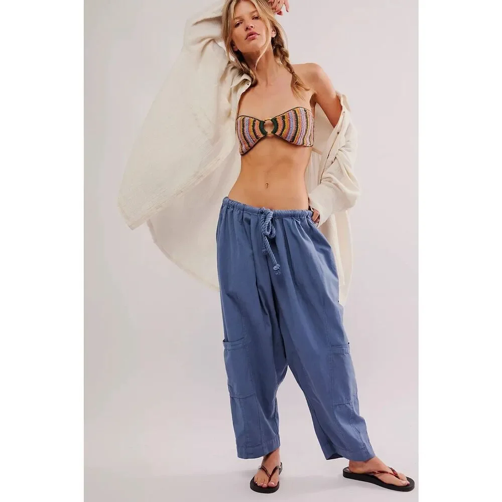 NWT Free People Kahlani Harem Pull-On Pants Size Small - Picture 1 of 6